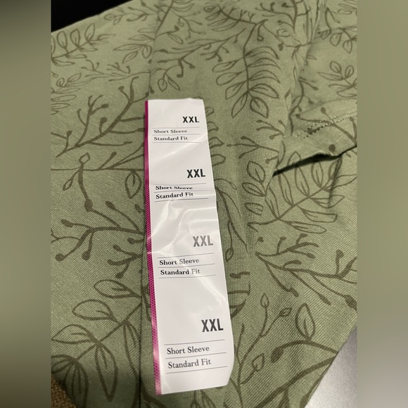 Men's Short Sleeve Novelty T-Shirt - Goodfellow & Co Sage Green/Tree XXL *L03 - Picture 4 of 7